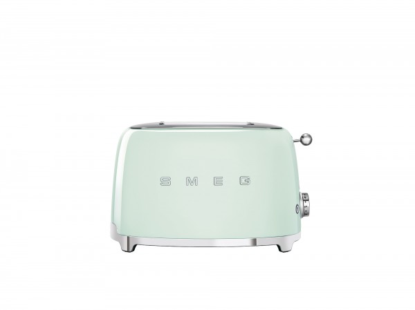 SMEG Toaster, 2 Scheiben, Pastellgrün, 6 Röstgradstufen, 3 Automatikprogramme, 950 W